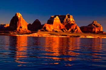 Lake Powell, sunset