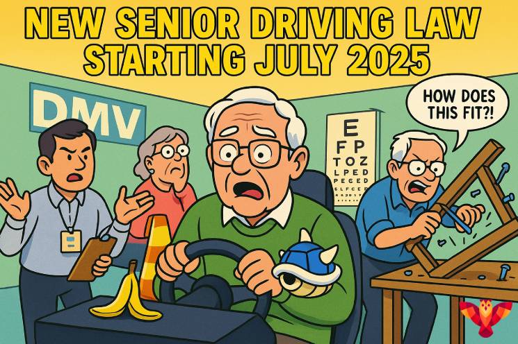 BREAKING: New Senior Driving Law Starting July 2025